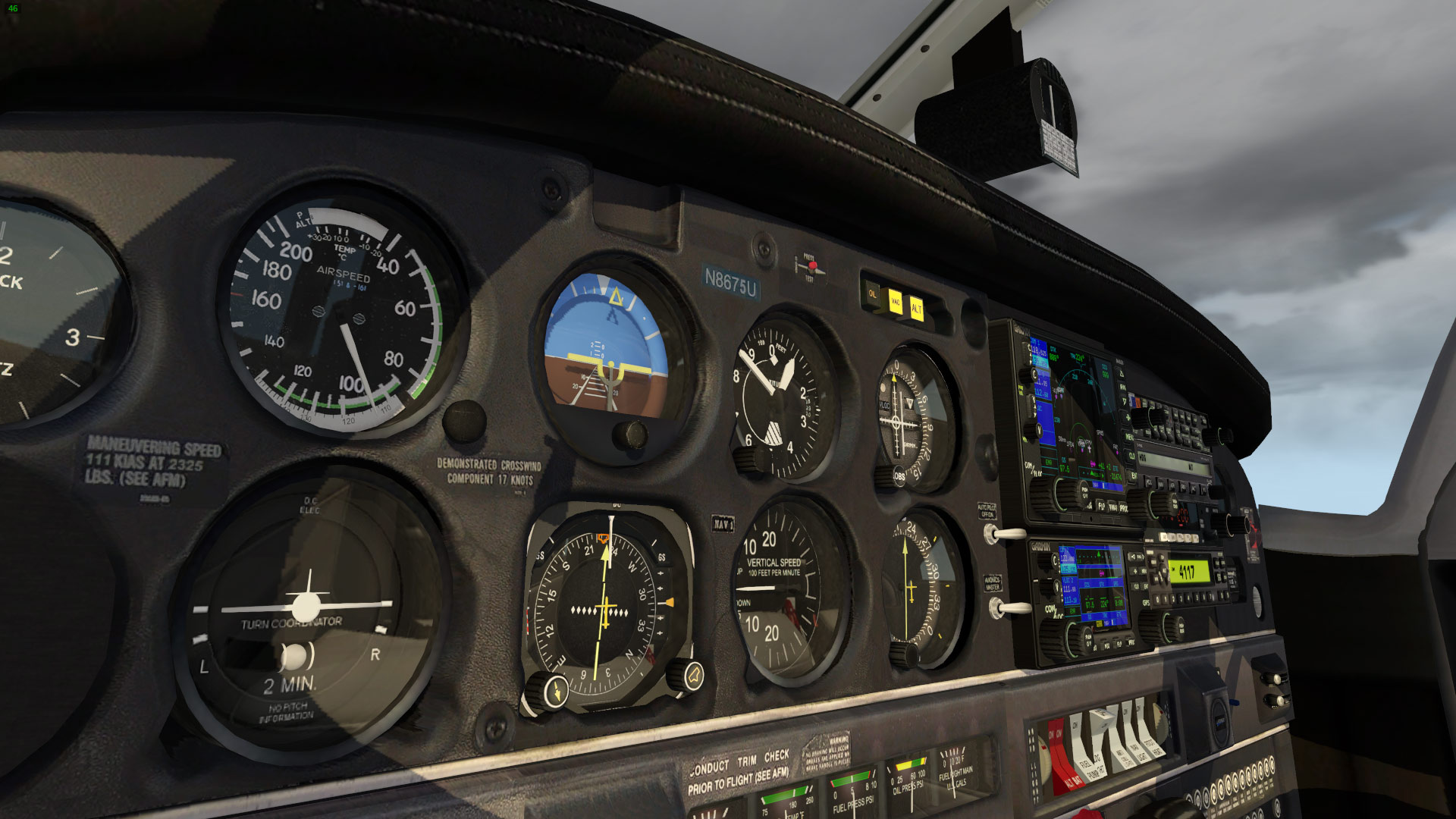 Warrior Instrument Panel