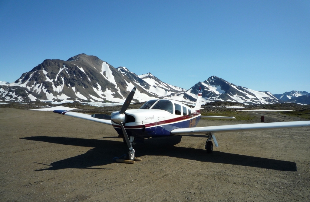 On the apron at Kulusuk